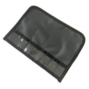 Black Roll-Up Pencil Case
