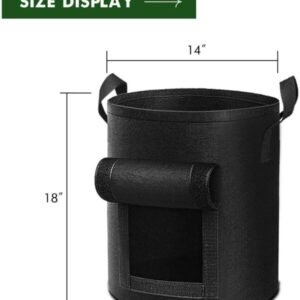 Customized Grow Bag With Flap 4 Gallon