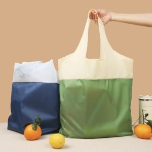 Button Non-woven Shopping Bag