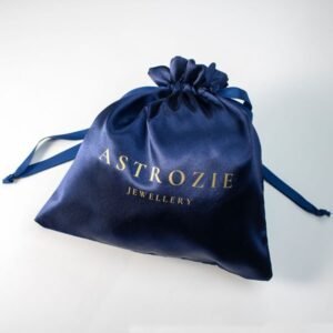 Simulated Silk Satin Drawstring Bag