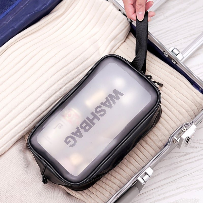PVC Portable Frosted Makeup Bag