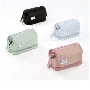 Fashionable And Portable Double Layer Cloud Makeup Bag