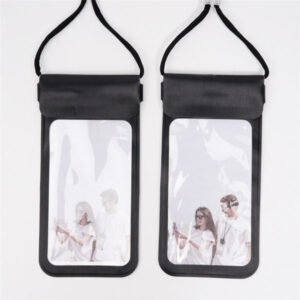 PU Waterproof Phone Pouch With Lanyard
