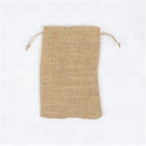 Jute Drawstring Shoe Bag