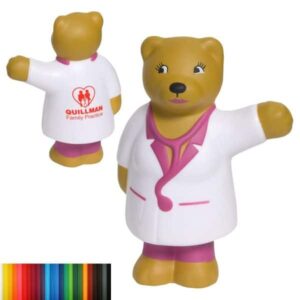 Squishy Nurse Bear Stress Ball