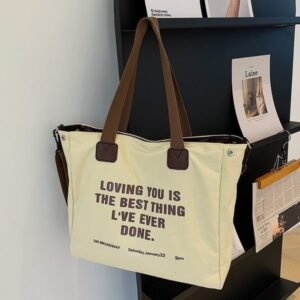 Custom Single-shoulder Canvas Tote Bag