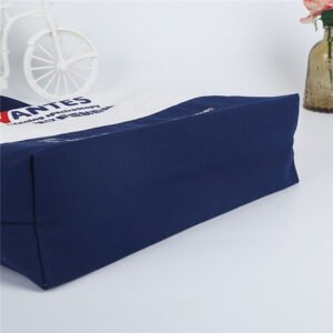 Heavy Cotton Canvas Two Tone Boat Tote Bag
