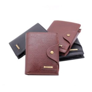 Men-  Casual Buckle Leather Wallet