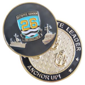 Zinc 2 inches Die Struck Brass Challenge Coin