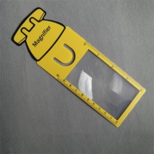 Clear PVC Bookmark Magnifier