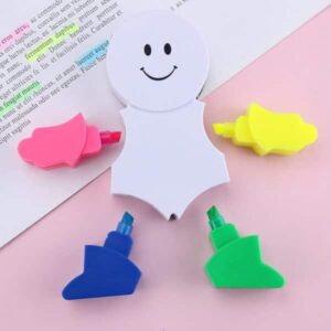 Creative Robot Cartoon Puzzle 4 Color Highlighter