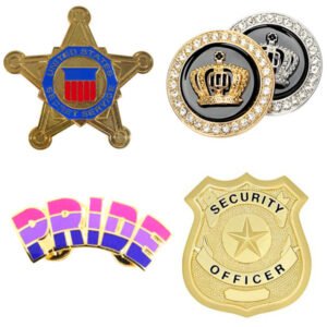 Enamel Lapel Pin with Magnetic Back Magnet Badge