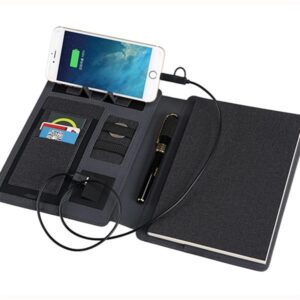 Qi Wireless Charger PU Notebook