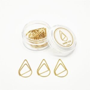 Small Teardrop Shape Metal Paper Clip
