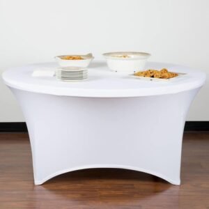 One Color Round Table Cover