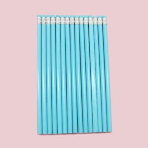 Triangle Rod Gloss Basswood Pencil with Rubber Tip
