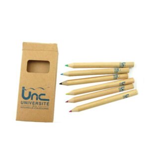 6-Piece 3.5 Inch Colored Pencil Set in Window Box