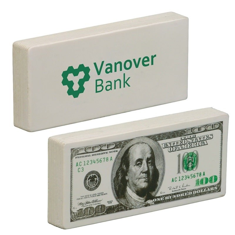 Squishy Hundred Dollar Bill Stress Ball