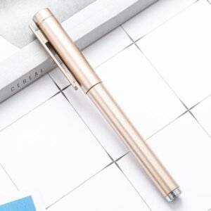 Custom Promotional Plastic Ballpoint Pen with Clip and Cap