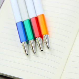 Mutiple Colors Square Pastic Ballpoint Pen