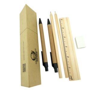 Eco-friendly Kraft Box Stationery Set