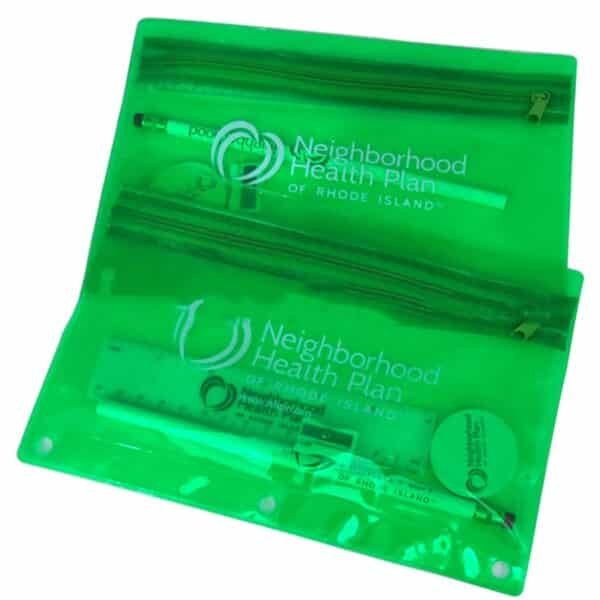 PVC Pen Pouch Stationery Set