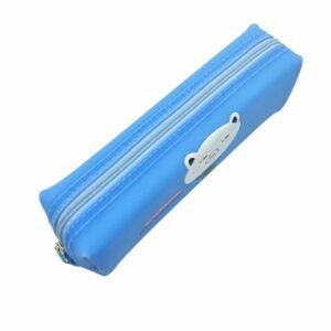 Blue PU Octagonal Pen Pouch-Full color