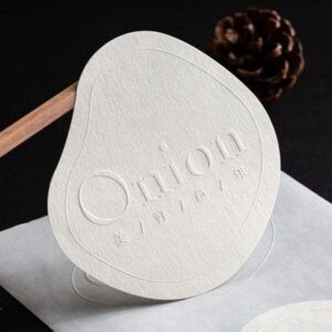 Custom Blind Embossed Stickers Labels