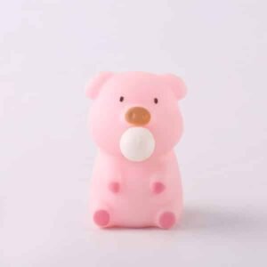 Cute Pig Blow Bubble Stress Ball