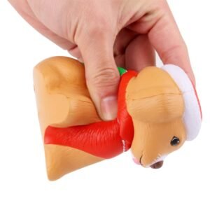 Foam Slow Rebound Standing Christmas Dog Stress Ball