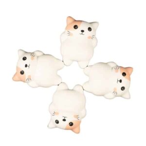 Squishy Cat Stress Ball Refrigerator Sticker