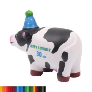 Foam Birthday Cow Stress Ball