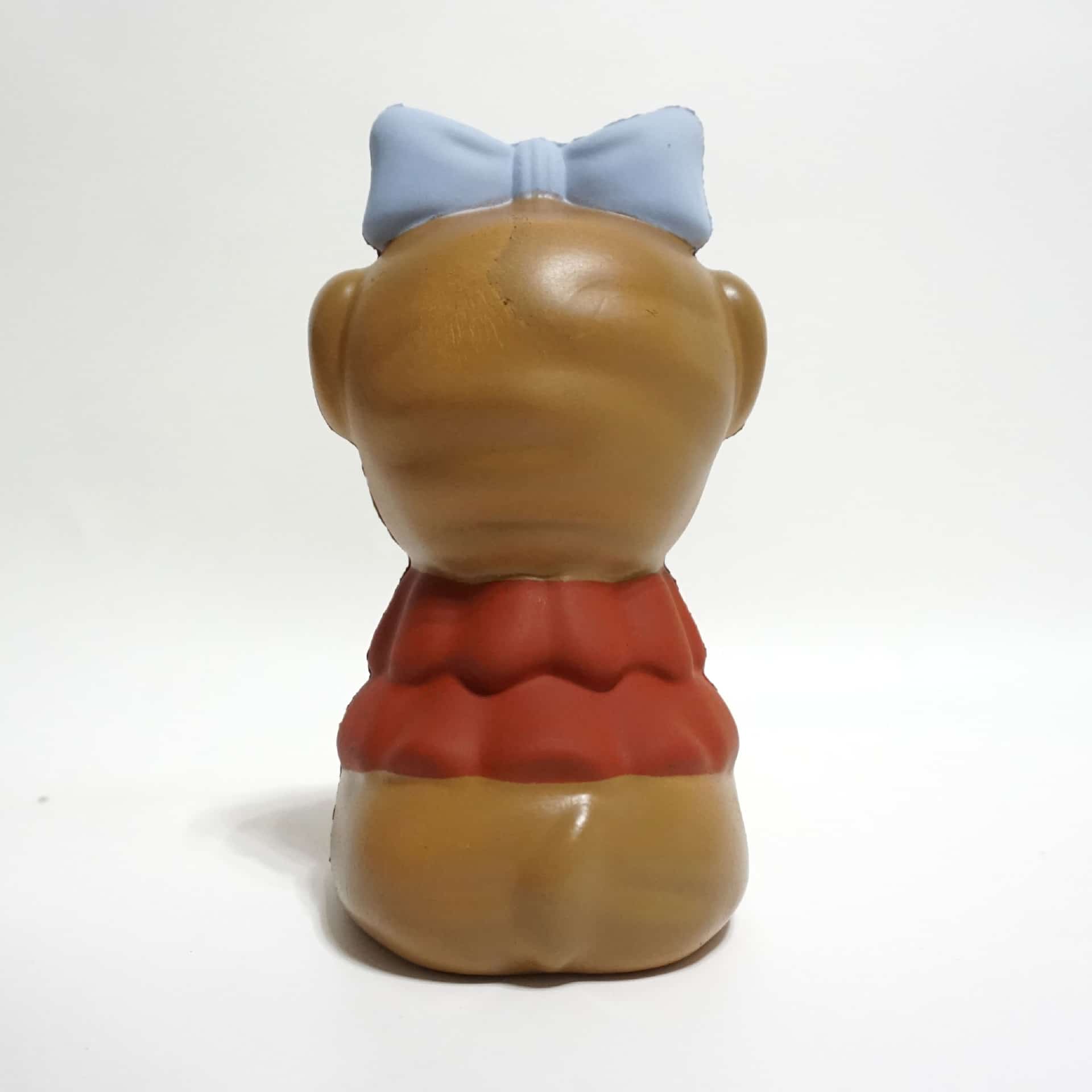 Slow-Rebound Bow Dog Stress Ball