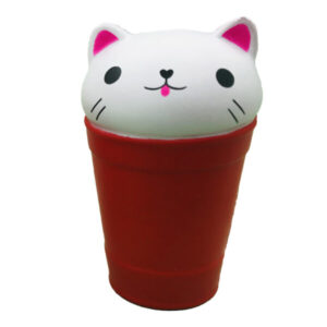 Slow-Rebound Cat in Cup Stress Ball