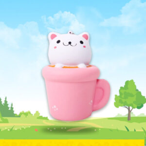 Slow Rebound Cat in Mug Stress Ball