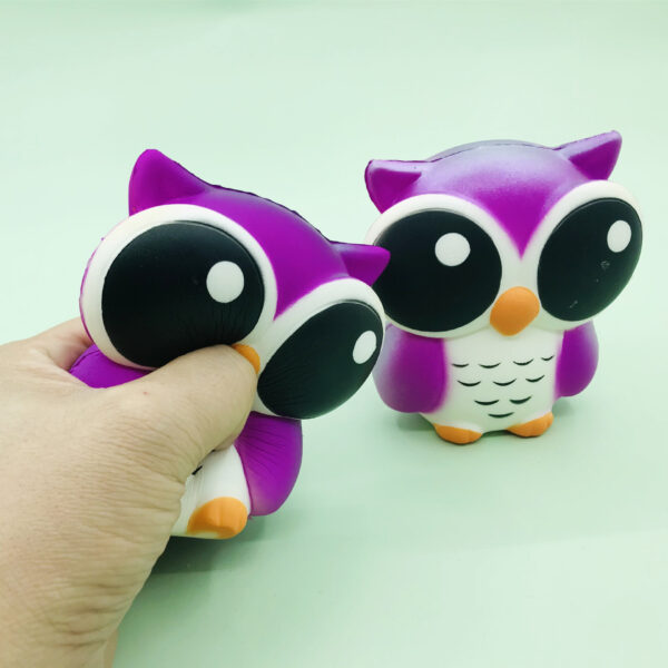 Slow-Rebound Big-Eyed Owl Stress Ball