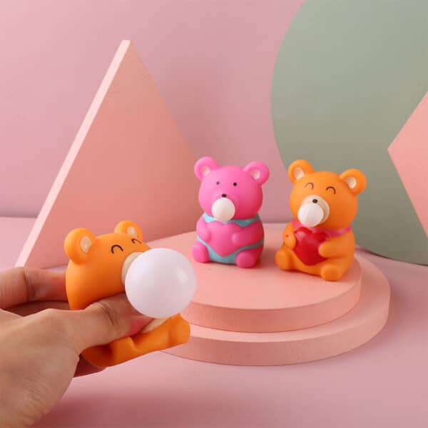 TPR Bear Bubble Stress Ball