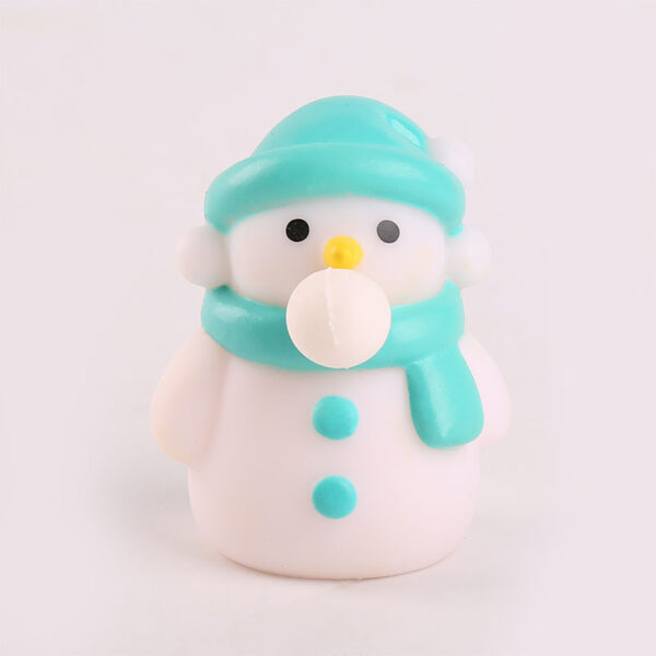 TPR Snowman Bubble-Blowing Stress Ball