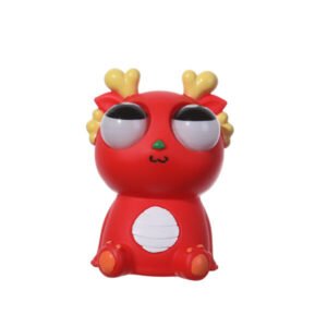 Pop-Eye Dragon Stress Ball Keychain