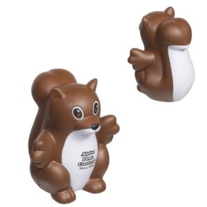 Brown and White Squirrel Stress Ball