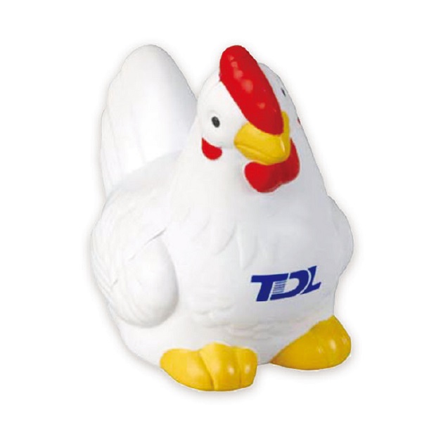 Custom Cartoon Chicken Stress Ball