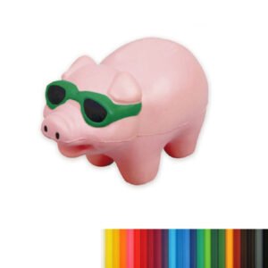 Pig with Sunglasses Stress Ball