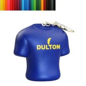 New Foam T shirt Stress Ball with Keychain