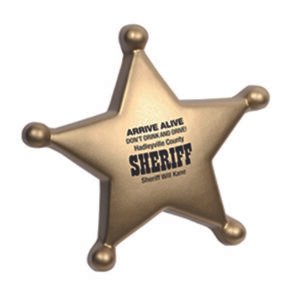 Police Badge Stress Ball