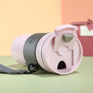 Multicolor 304 Stainless Steel Vacuum Water Bottle 17oz with Lanyard