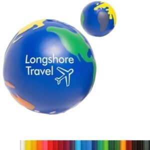 Multicolored Earth Ball Stress Ball