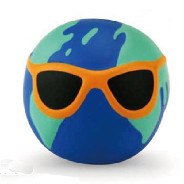 Earth Stress Ball With Sunglasses