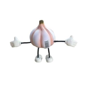 Squishy Bendy Garlic Stress Ball Figure