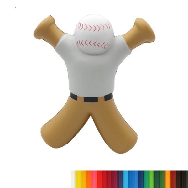 Foam Baseball Man Stress Ball