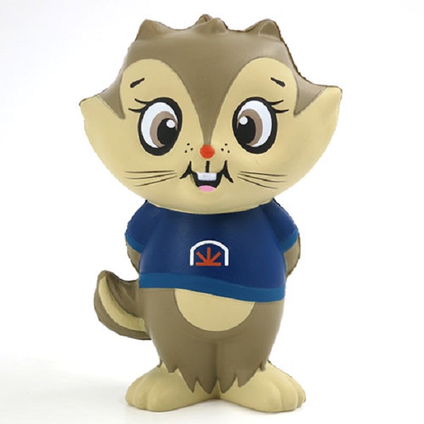 Squirrel Mascot Stress Ball